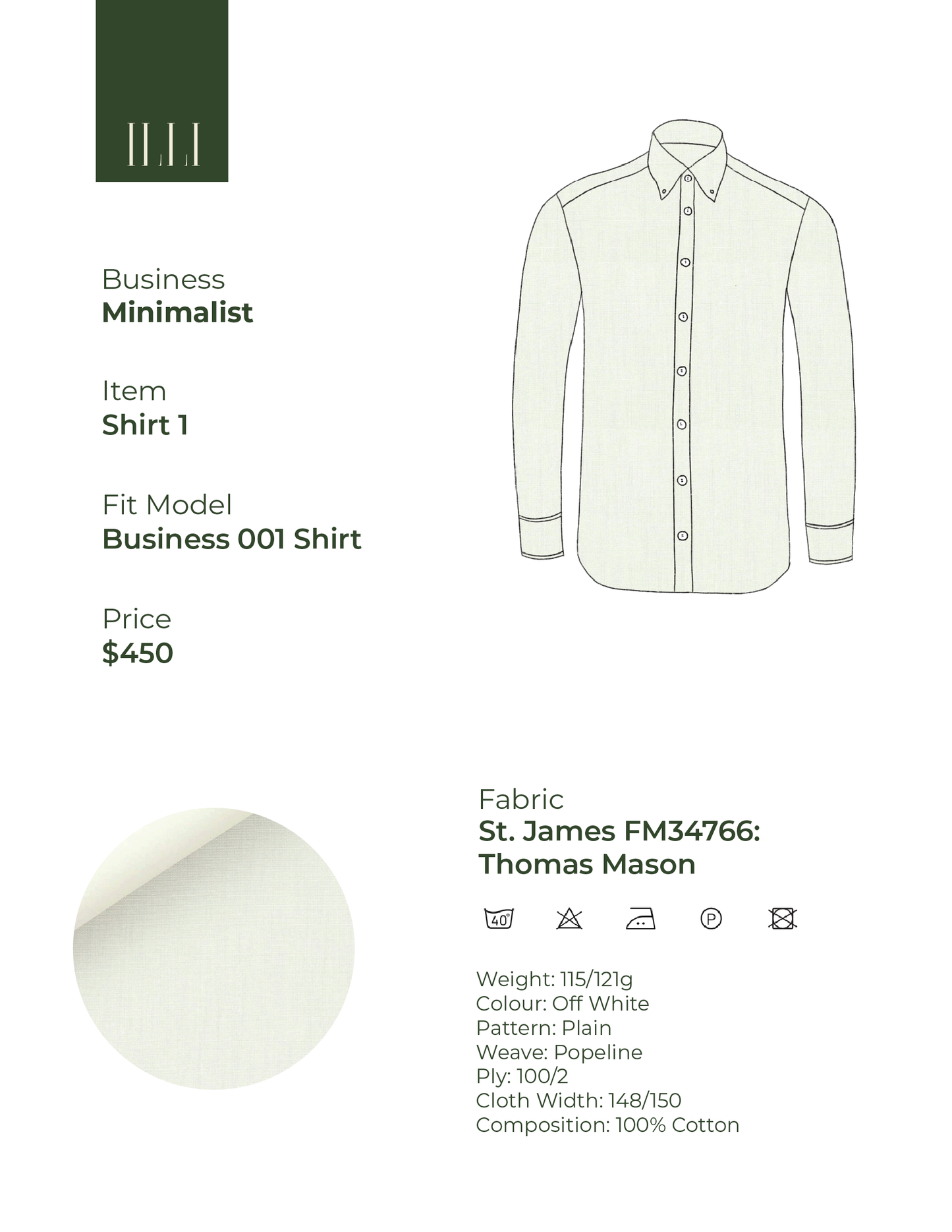 Minimalist | Business Shirt 1