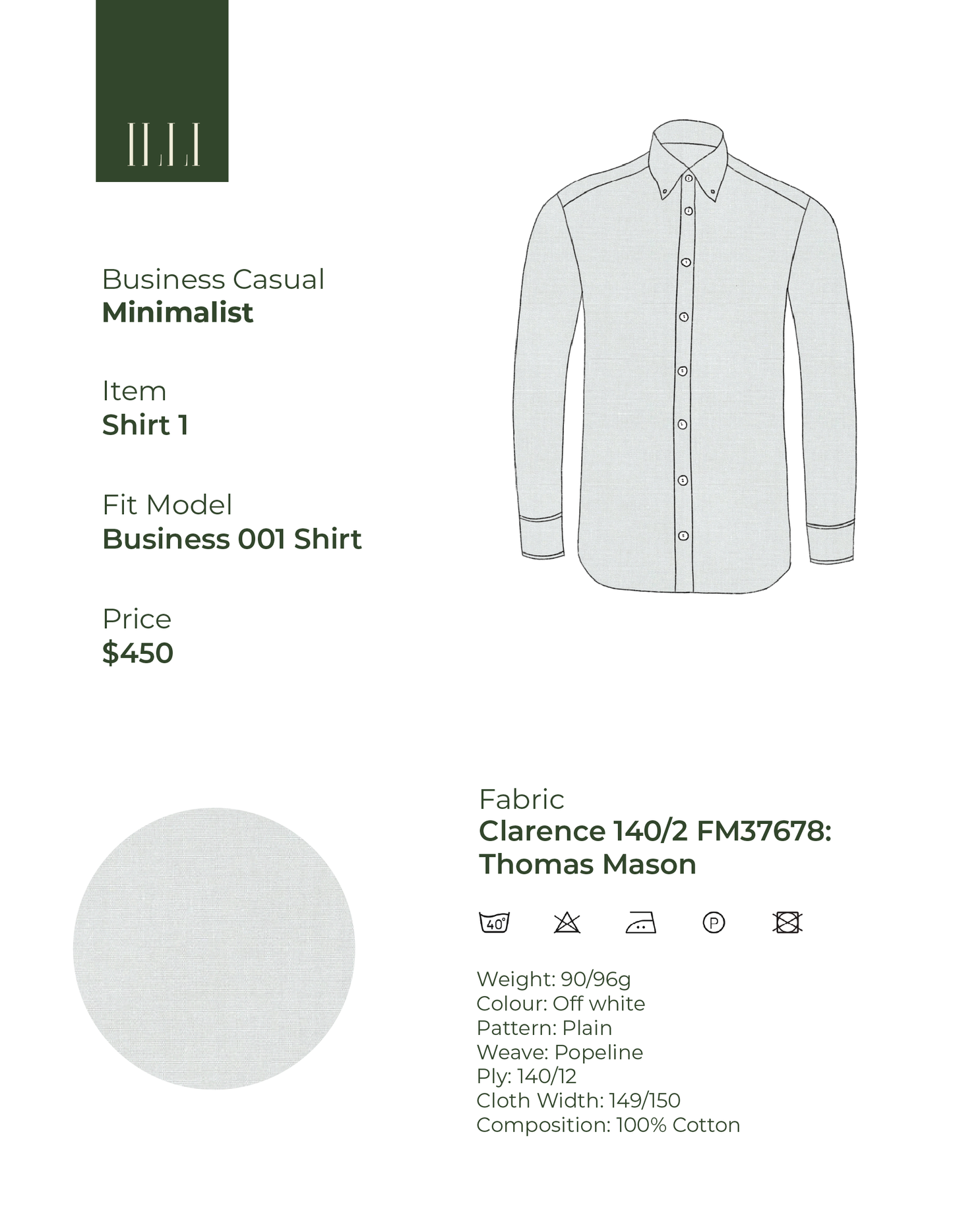 Minimalist | Business Casual Shirt 1