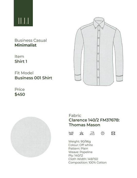 Minimalist | Business Casual Shirt 1