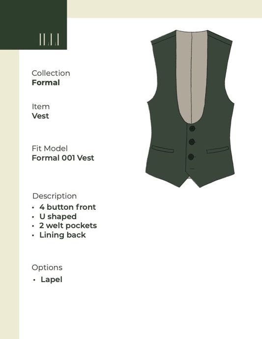 Formal 001 Vest