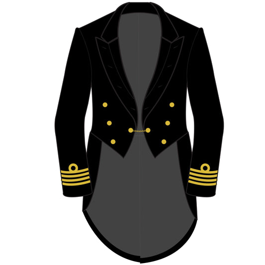 NO. 2 MESS STANDARD:  NAVY - TAILCOAT