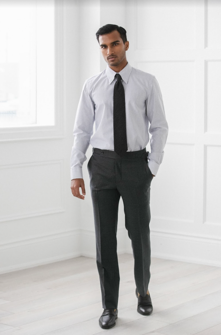 Business 002 Charcoal Three Piece